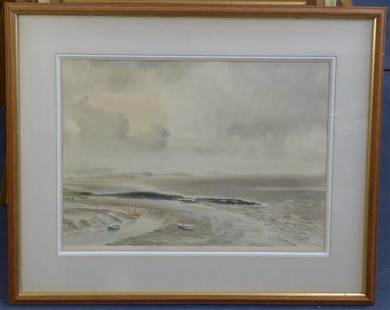 Roland Vivian Pitchforth (1895–1982) Marshes at Clevedon, 16 x 22.5in.